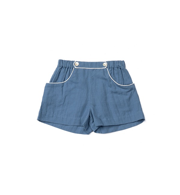 [LALI KIDS]Begonia Shorts - Blue Jay