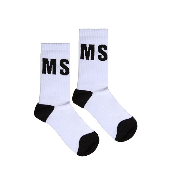 [MSGM KIDS]Socks - S4MSJUSO041 - White